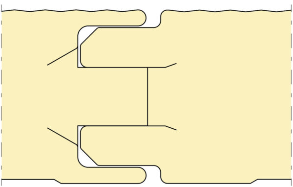 Fasadni panel skriti spoj